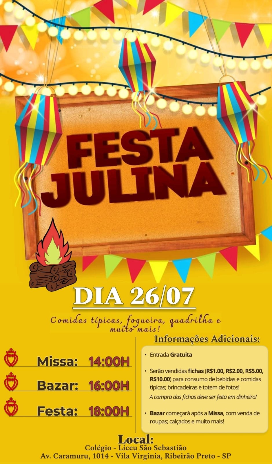 Cartaz Festa Julina