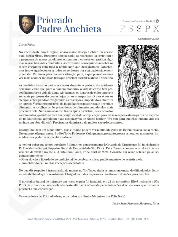 Capa do boletim de Dezembro de 2020