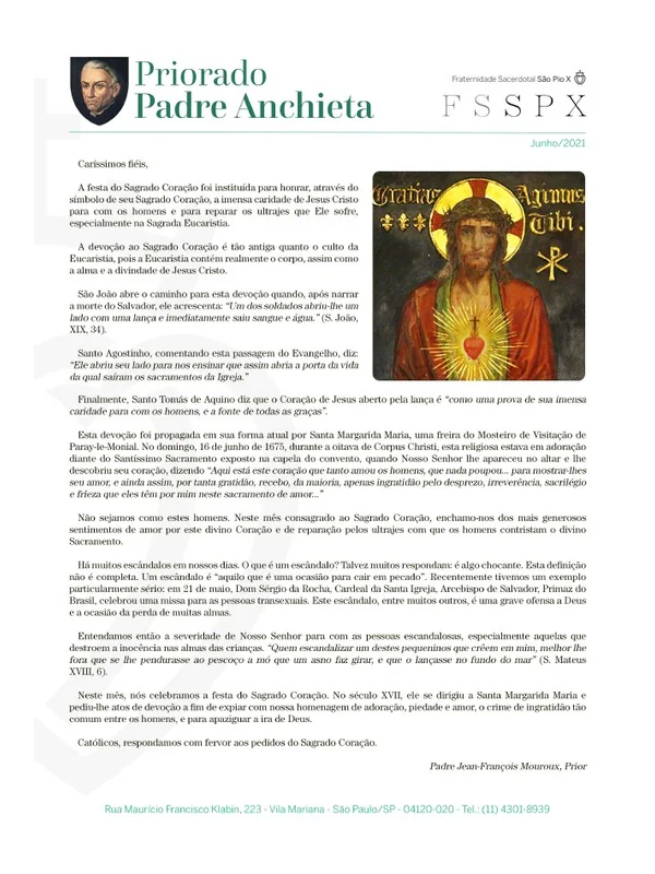 Capa do boletim de Junho de 2021