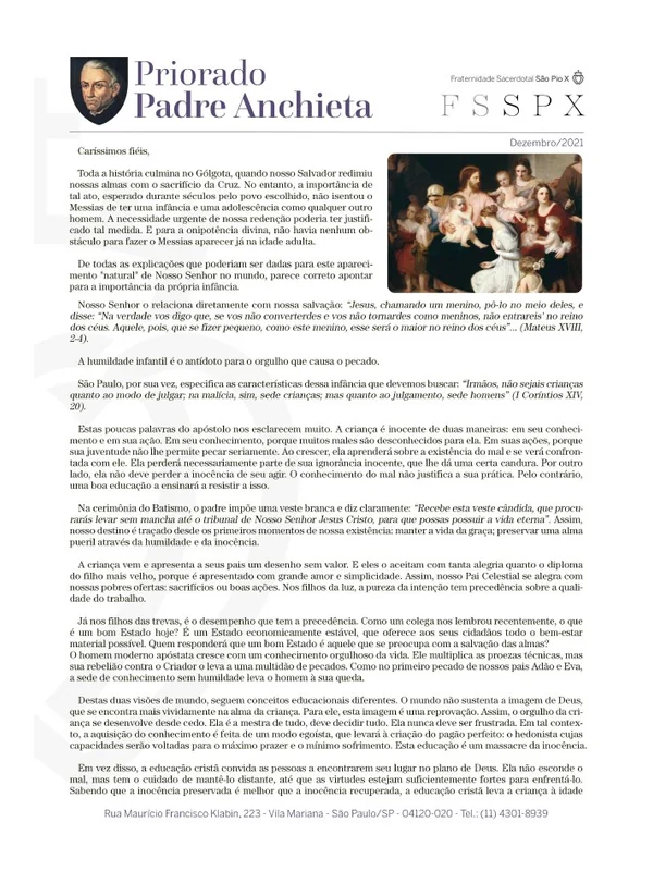 Capa do boletim de Dezembro de 2021