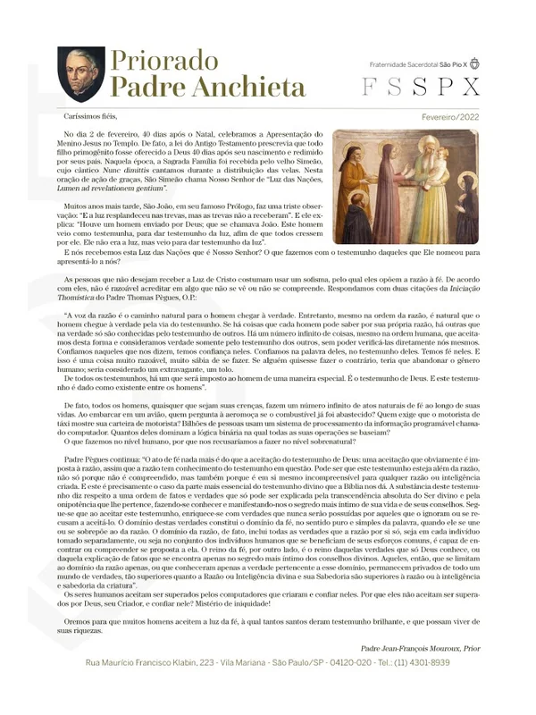 Capa do boletim de Fevereiro de 2022