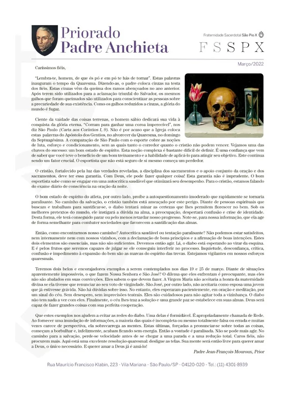 Capa do boletim de Março de 2022