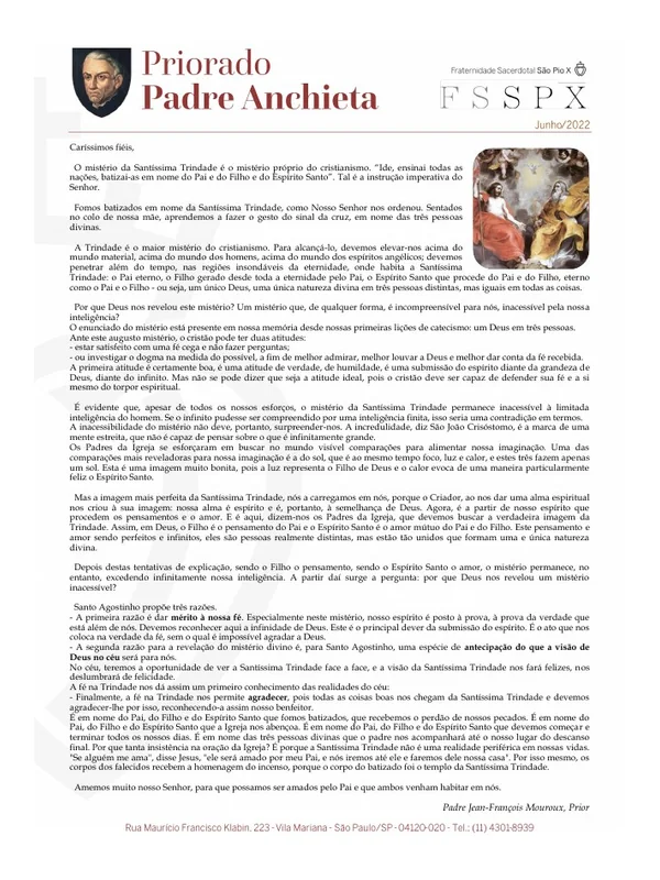 Capa do boletim de Junho de 2022