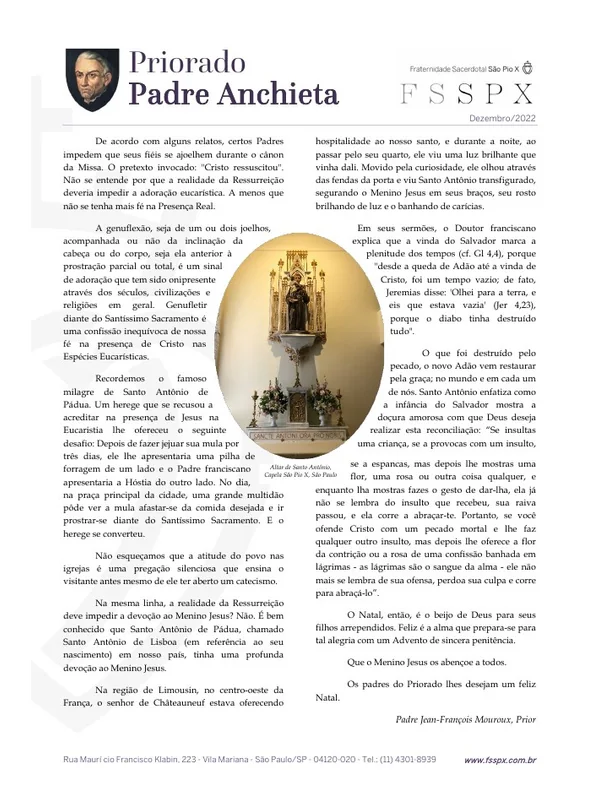 Capa do boletim de Dezembro de 2022