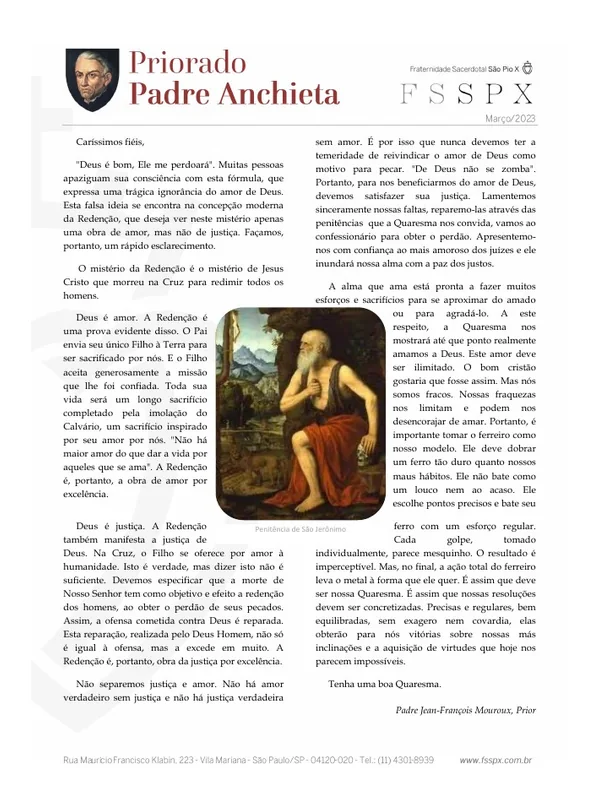 Capa do boletim de Março de 2023