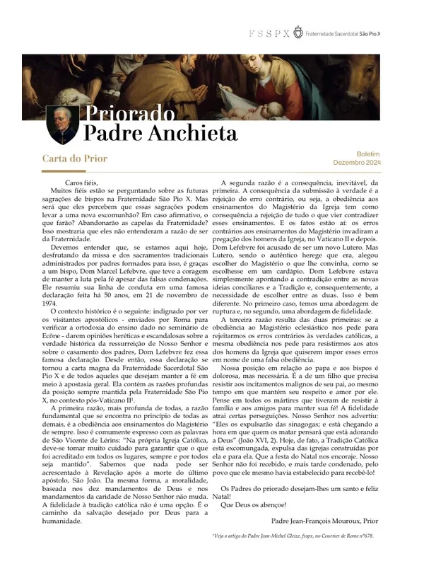 Capa do boletim de Dezembro de 2024