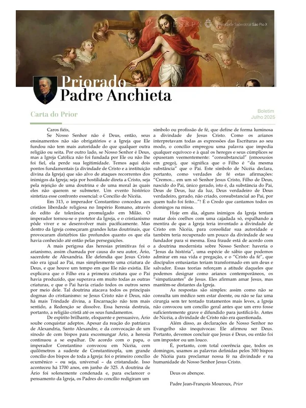 Capa do boletim de Julho de 2025