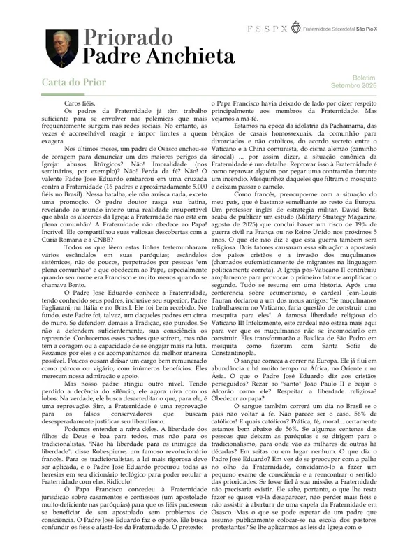 Capa do boletim de Setembro de 2025