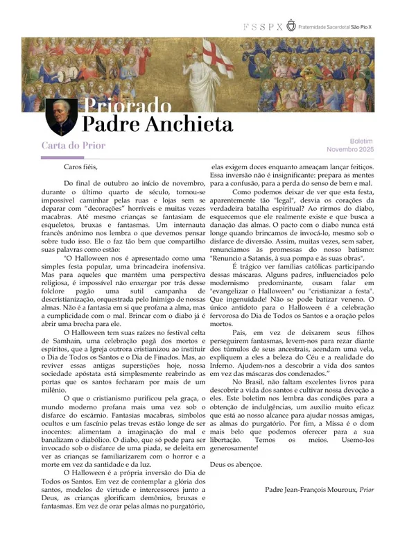 Capa do boletim de Novembro de 2025