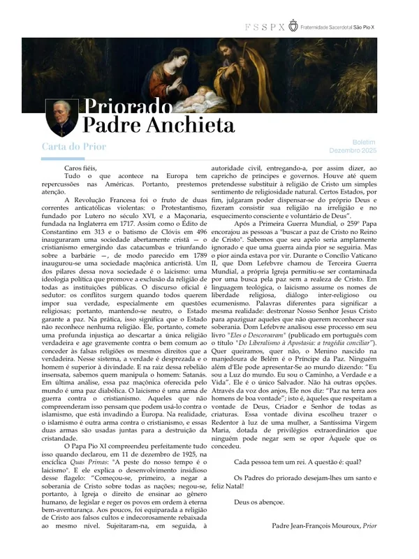 Capa do boletim de Dezembro de 2025