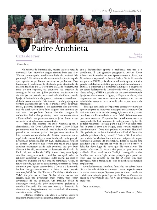 Capa do boletim de Março de 2026