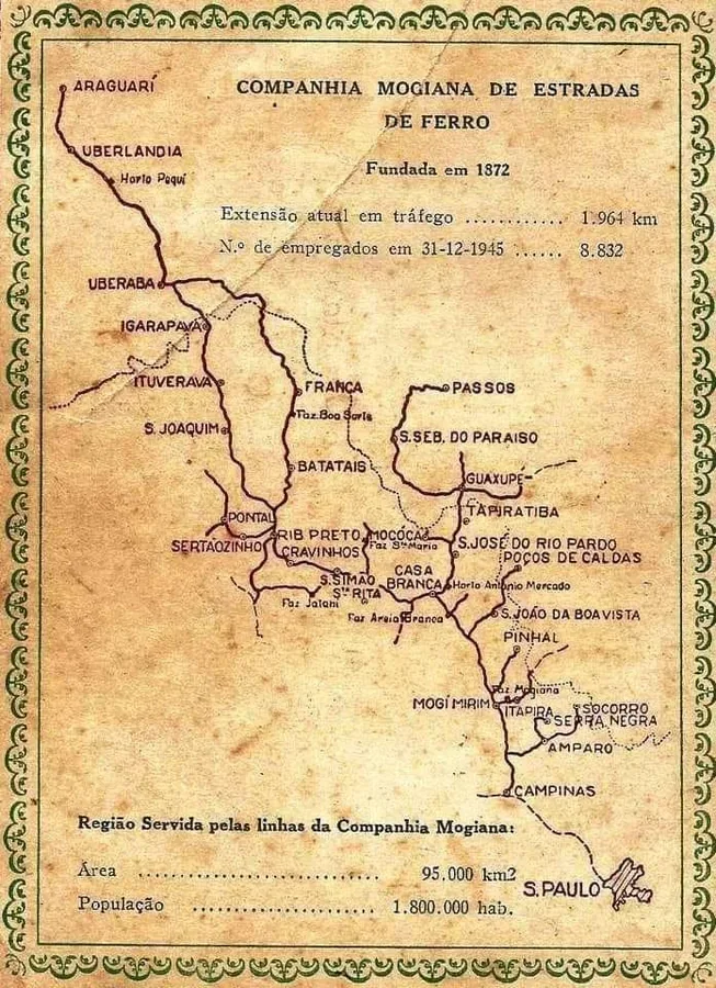Documento da Companhia Mogiana